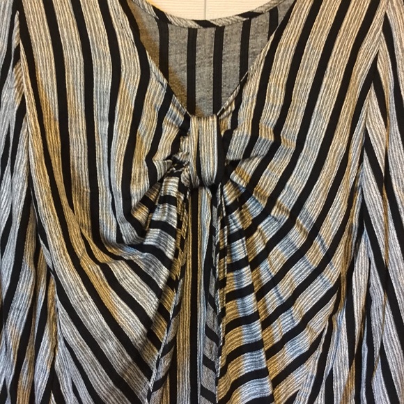 Anthropologie DREW Striped Bow Back Top Small - Picture 5 of 8